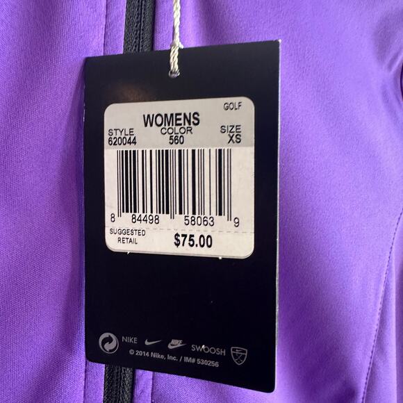 Nike Golf Women's Windshirt Storm Fit Purple XS 620044 - Picture 2 of 9